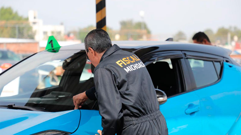 Pone en marcha la FGE de Michoacán un nuevo módulo de verificación vehicular en Morelia para evitar fraudes y dar seguridad a compradores y vendedores de autos usados 