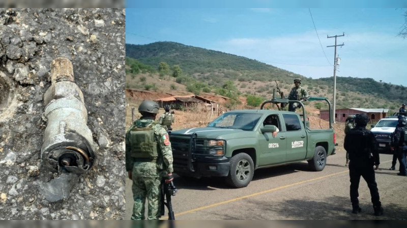 Michoacán: Refuerzan seguridad en Zinapécuaro tras explosión de artefacto lanzado desde dron 