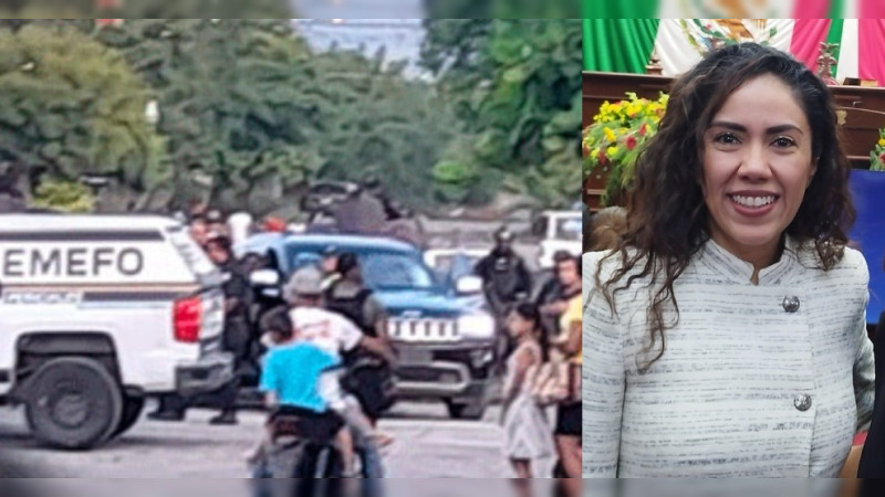 "Apatzingán está en un buen momento”: Fanny Arreola minimiza desplazamientos, abandona el municipio para gira en la capital de Michoacán y horas después ultiman a un hombre a 7 minutos de la Presidencia Municipal 