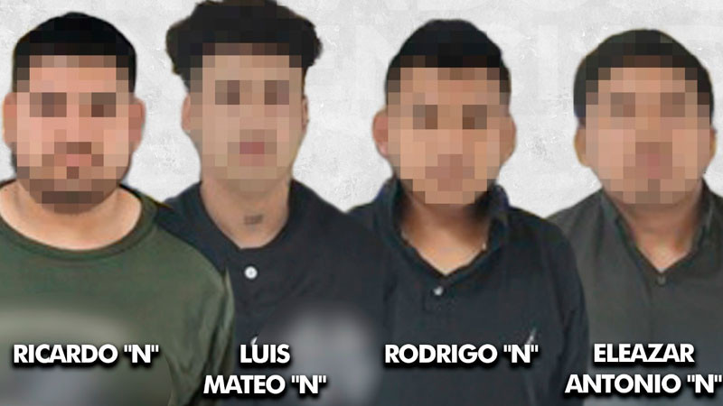 Condenan a cuatro integrantes de célula delictiva por secuestro en Pueblo Nuevo 
