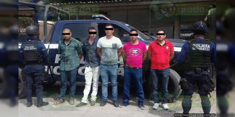 Detiene SSP a seis sujetos, participaron en ataque a hotel de la Policía en Apatzingán - Foto 0 
