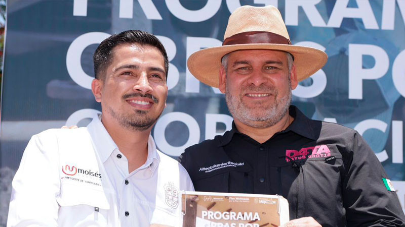 Con cemento y más de 18 mdp del Faeispum, impulsa Bedolla infraestructura en Yurécuaro 
