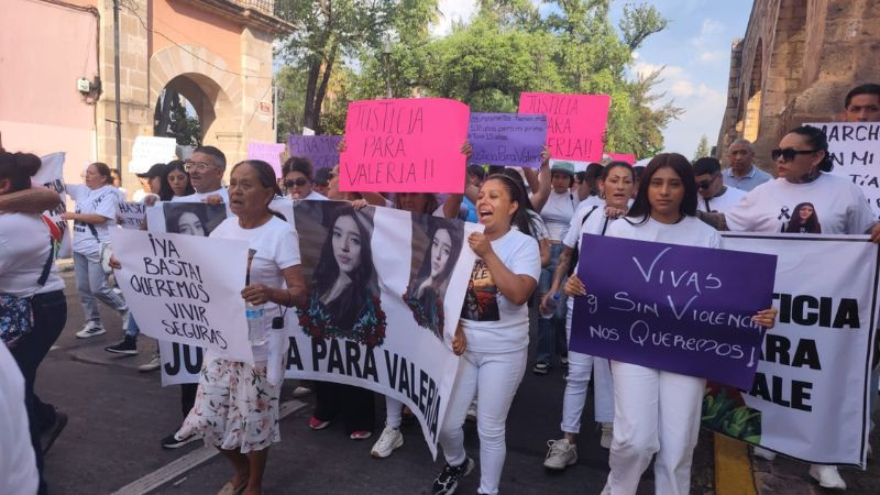"Sólo nos decían que esperáramos": marchan para exigir justicia por el caso Valeria en Michoacán 