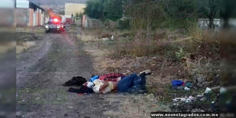 Localizan dos cadáveres amarrados en Zamora, Michoacán 