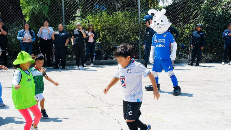 Niñas y niños participan en rally deportivo para promover la cultura de paz 