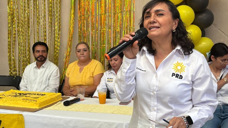 El PRD está de pie y unido: conmemoran 37 años de lucha democrática en Puruándiro 