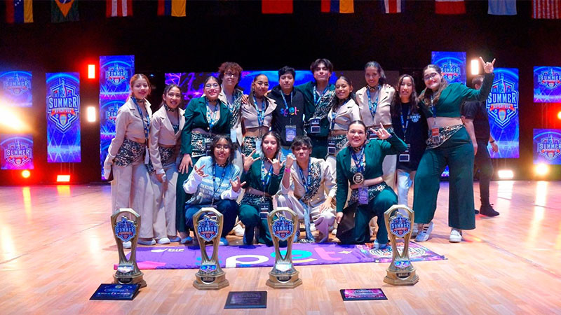 Compañía de Danza Urbana del centro Spot del DIF Morelia clasifica a Brasil 