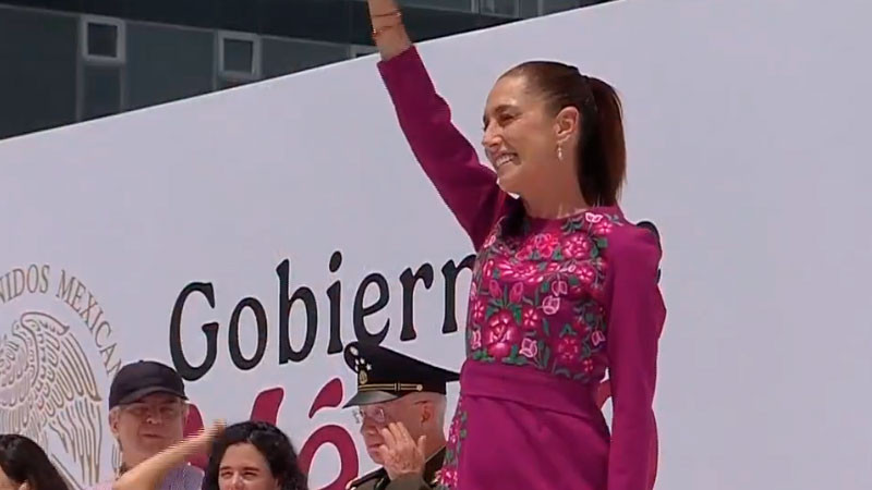 Agradece Sheinbaum respaldo ciudadano en discurso de rendición de cuentas 