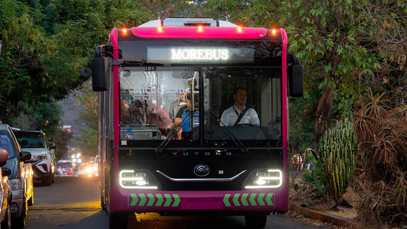 El Morebús reducirá contaminación y mejorará la movilidad en Morelia 