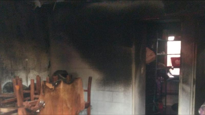 Se incendia vivienda en Celaya, Guanajuato; hay un herido 