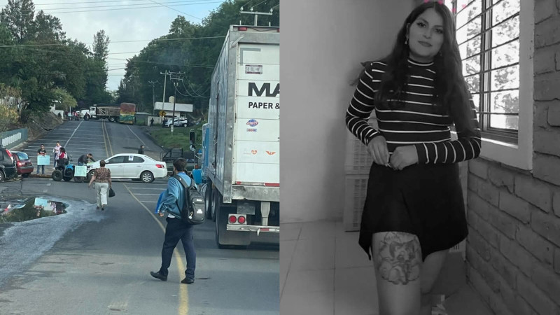 Bloquean carretera Jacona–Los Reyes para exigir búsqueda de joven desaparecida tras accidente; sujeto que la atropelló la raptó 