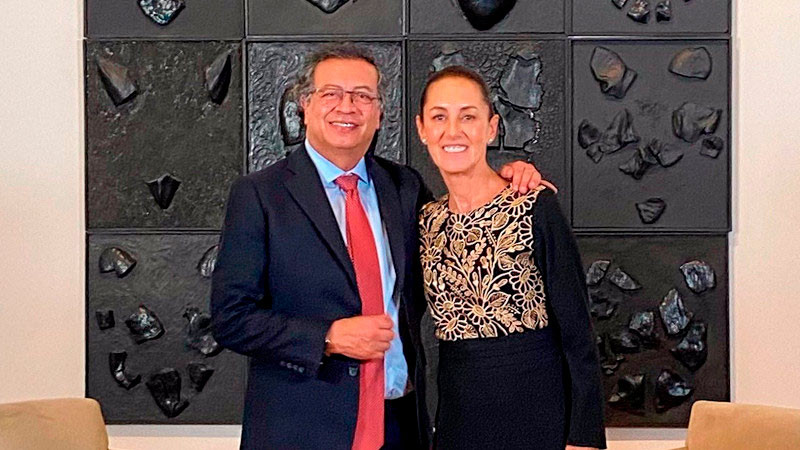 Sheinbaum respalda a Petro que acusa posible fraude electoral en Colombia; pide respetar voluntad del pueblo 