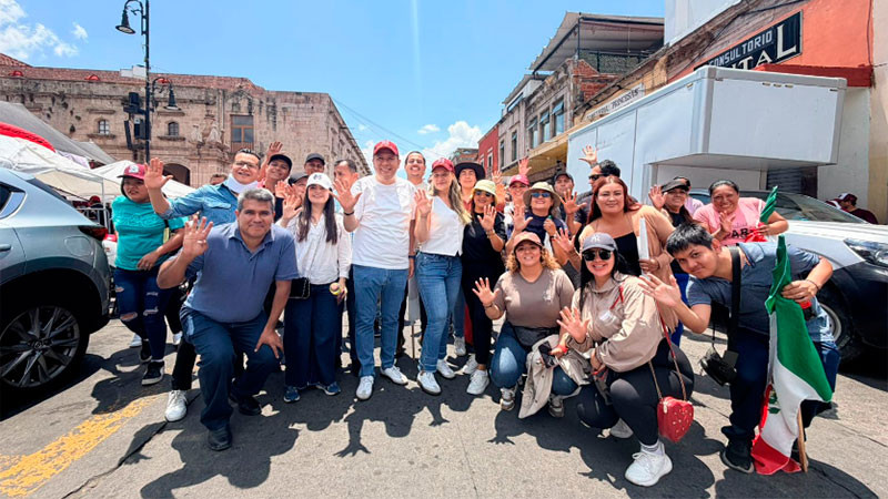 Unidad y amor por el pueblo para fortalecer la transformación de Morelia: JC Barragán 