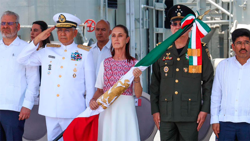 Sheinbaum llama a fortalecer la soberanía nacional durante conmemoración del Día de la Marina 