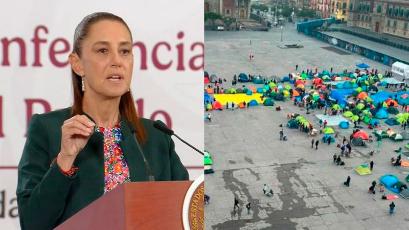 Duda Sheinbaum que sean maestros los que participan en marcha de la CNTE: "hubo mucha provocación", asegura 