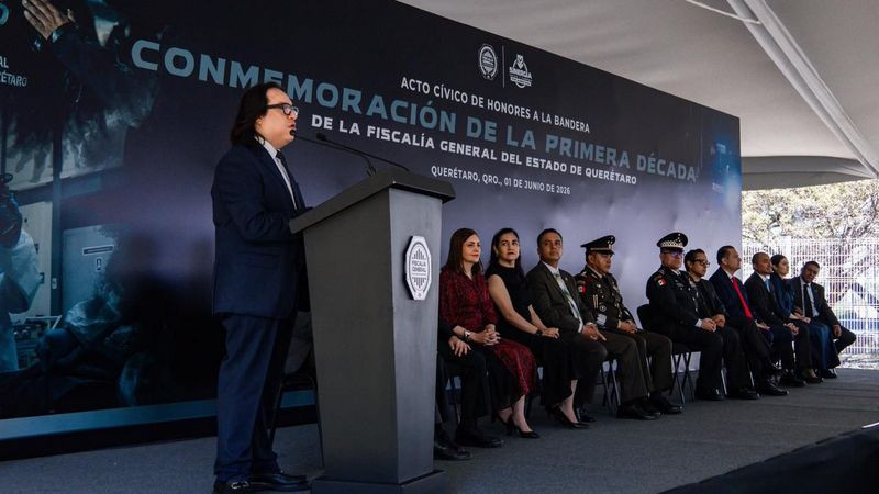 Fiscalía de Querétaro conmemora su primera década; Sinergia fortalece la evolución institucional y los resultados en seguridad 