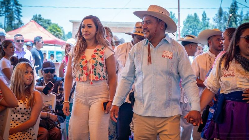 Reconoce Grecia Aguilar fortalecimiento de la autonomía indígena en San Cristóbal, Ocampo 