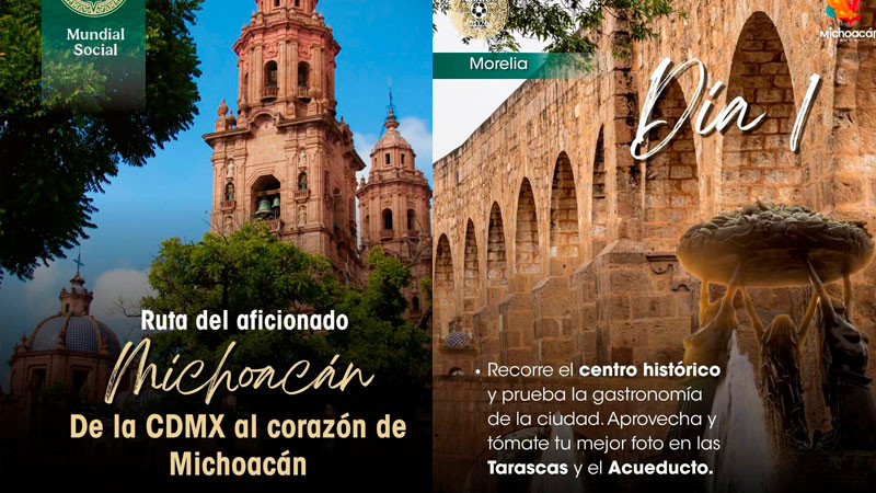 ¡Lista la Ruta del Aficionado! Se ofrecerán recorridos turísticos a los asistentes al Mundial 