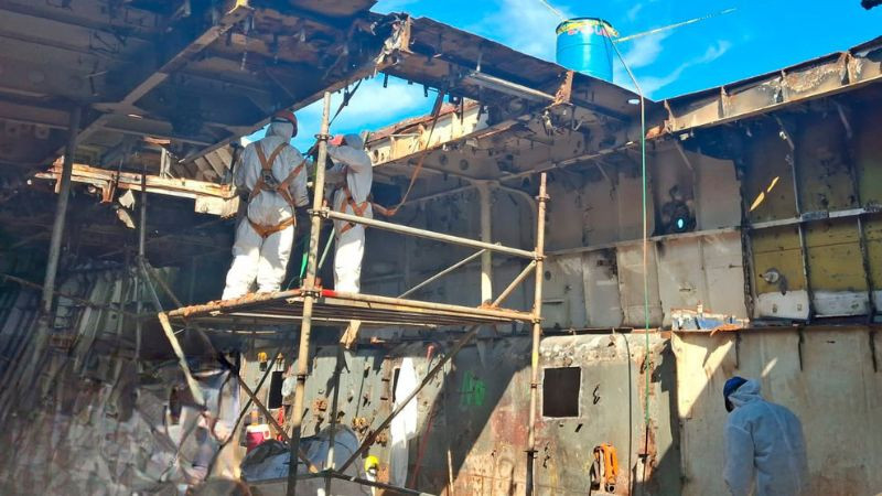 Ex buque Zamora será hundido para fortalecer arrecife artificial en Tamaulipas 