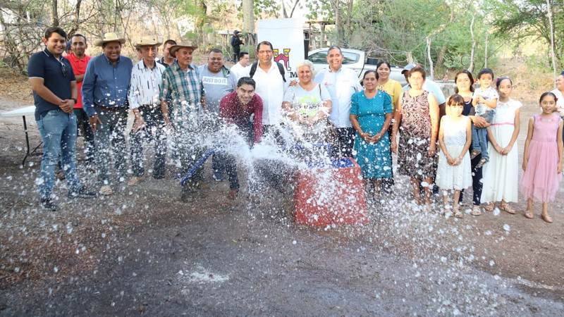 Comunidad de Rancho Viejo estrena sistema de agua completo en Huetamo, Michoacán 