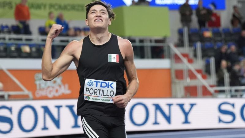 El mexicano Erick Portillo gana medalla de plata en salto de altura en la Liga Diamante celebrada en Italia 