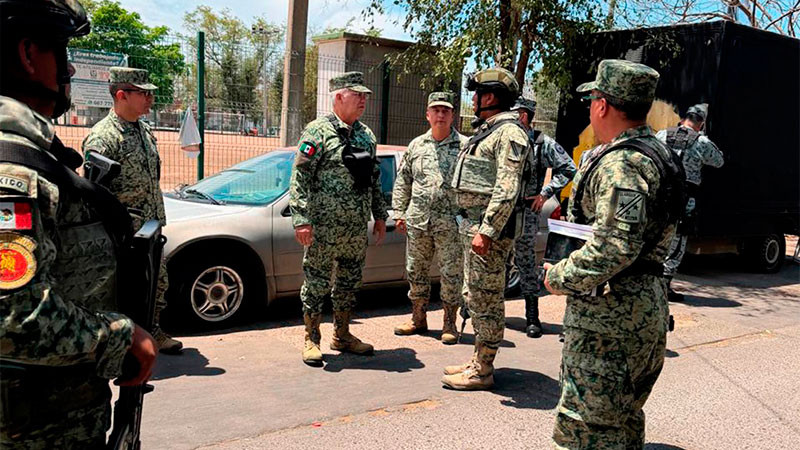 Supervisan estrategia de seguridad en Sinaloa ante presencia de grupos delictivos 
