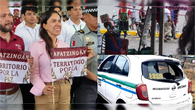 inaugura Fanny Arreola “Ferias de la Paz” en medio de las balas: Ola criminal ha dejado 7 muertos y heridos en 36 horas en Apatzingán, Michoacán 