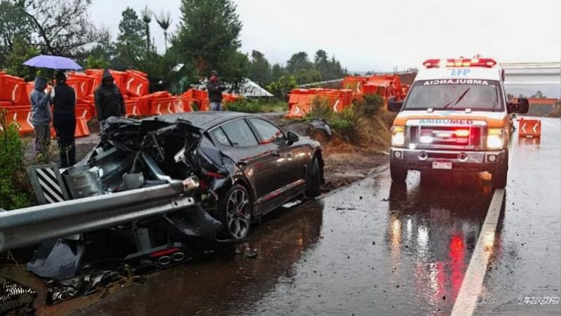 Aparatoso accidente en la Siglo XXI deja dos heridos 