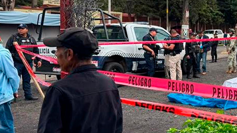 Ultiman a hombre en Quiroga, Michoacán 