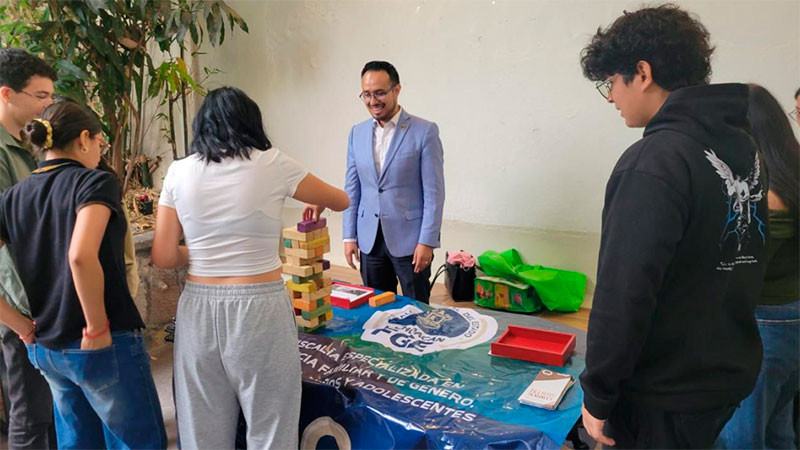 Promueve la FGE de Michoacán relaciones afectivas libres de violencia entre estudiantes de Morelia 