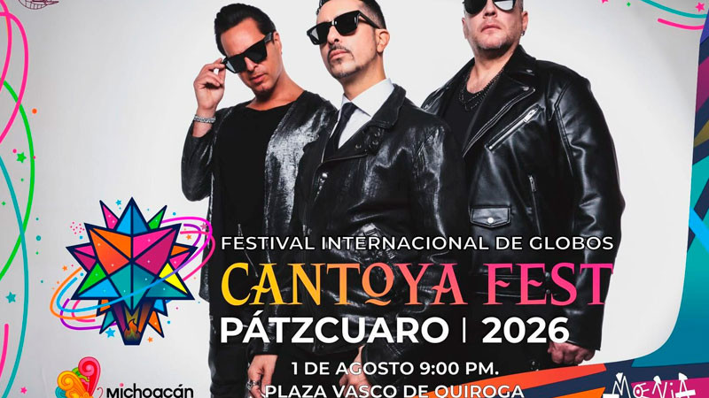 Moenia iluminará la noche de clausura del Cantoya Fest Pátzcuaro 2026 