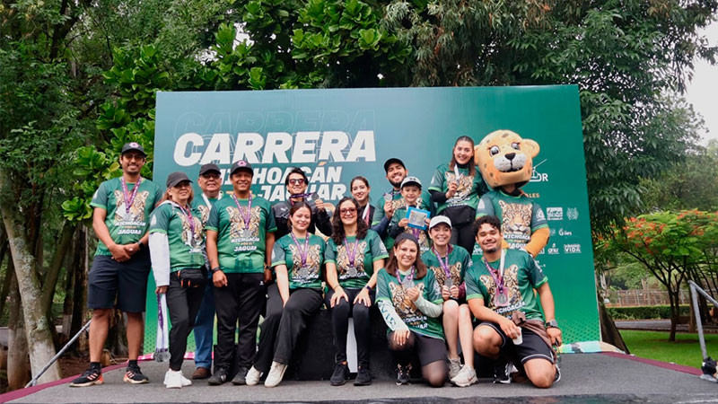 Carrera Michoacán por el Jaguar reúne a cerca de 650 participantes 