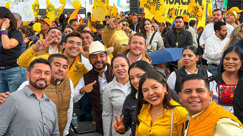 Humberto Jiménez asiste al Encuentro Estatal 2026 del PRD y se entrega título a Octavio Ocampo como promotor por La grandeza de Michoacán 