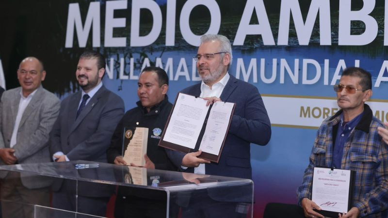 Con decreto ecológico, blinda Bedolla 10 municipios de la Cuenca del Río Duero 