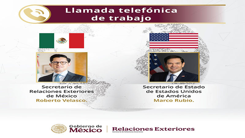 México y Estados Unidos fortalecen diálogo sobre temas clave de la agenda bilateral 