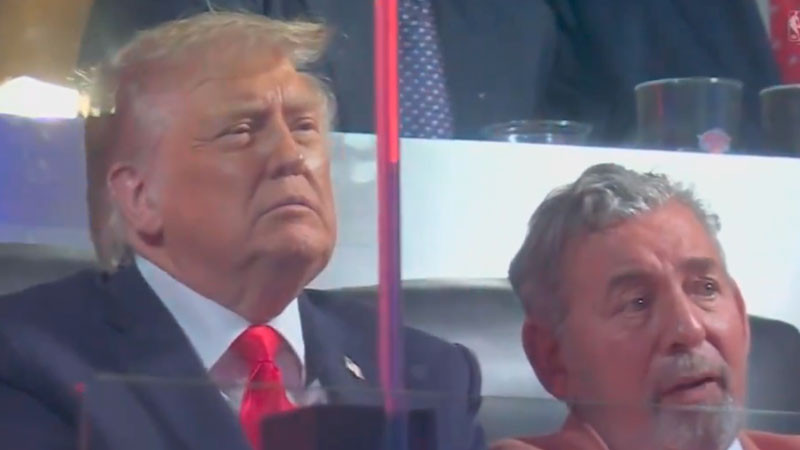Abuchean a Trump durante partido de las Finales de la NBA en Nueva York 
