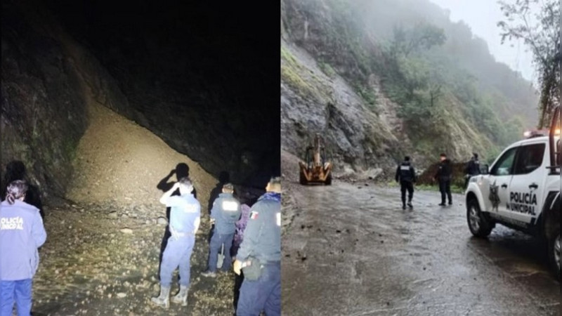“Boris” deja comunidades incomunicadas, deslaves e inundaciones en Hidalgo 