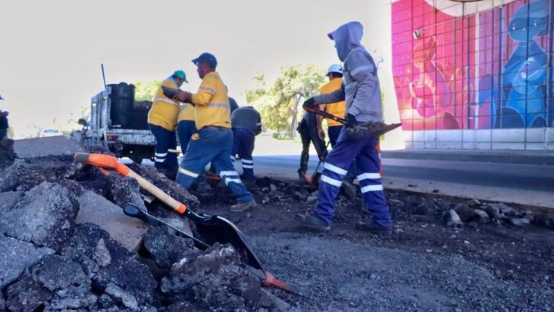 Destinan 5MDP para atender reportes de bacheo durante temporada de lluvias en el municipio de Corregidora 