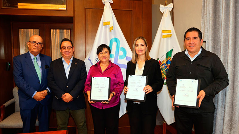 Firman SEDIF y SESA compromiso por la salud 
