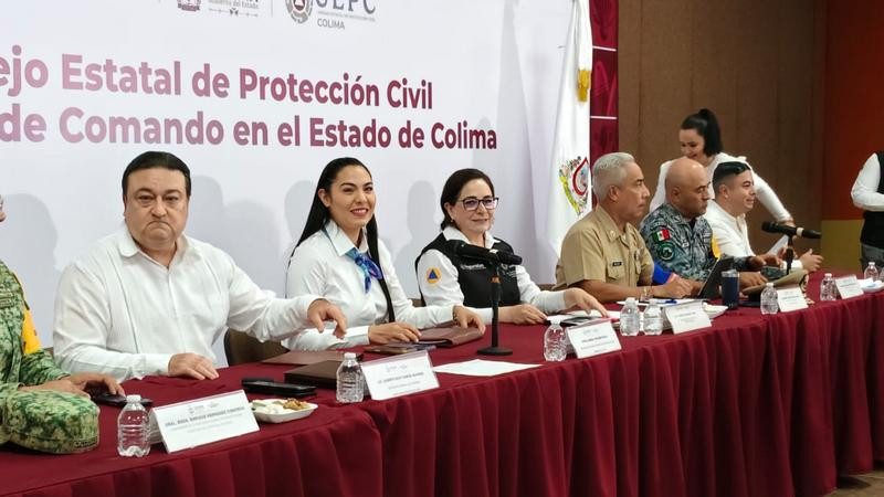 Instalan Puesto de Comando en Colima para fortalecer acciones preventivas ante temporada de lluvias 