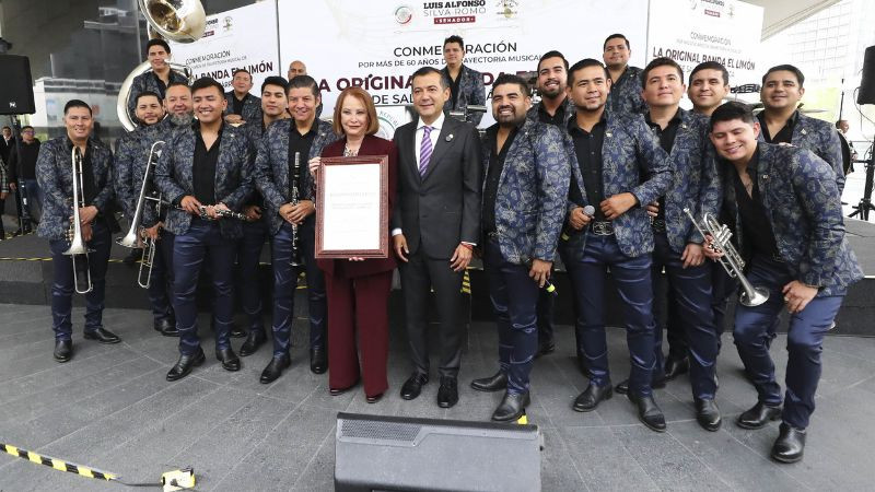 Senado reconoce a La Original Banda El Limón por más de 60 años de trayectoria 