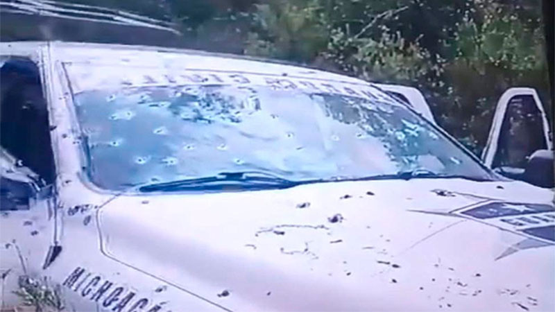 Emboscan a elementos de la Guardia Civil en Nahuatzen, Michoacán; hay varios fallecidos 