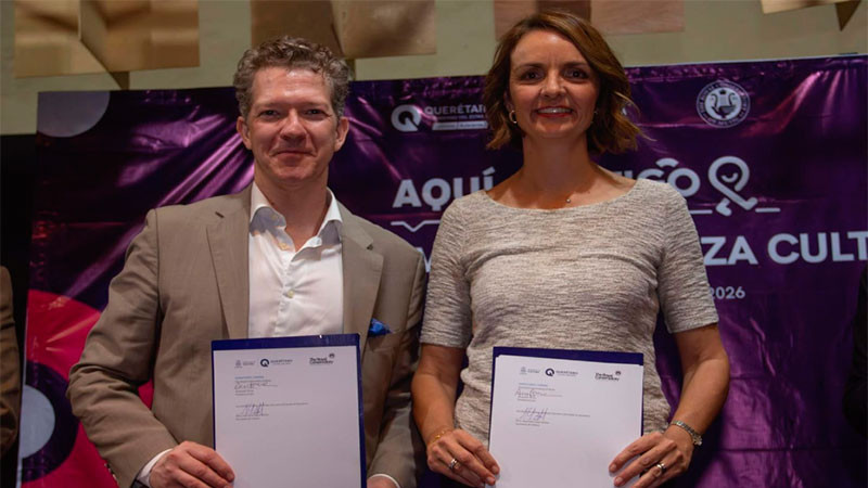 Firman convenio de colaboración titulares de la SECULT y el Royal Conservatory of Music 