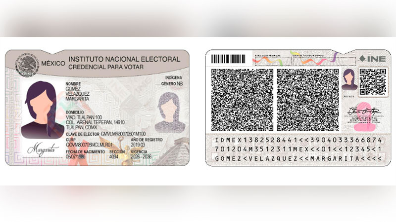 INE presenta credencial para votar con mayores medidas de seguridad e inclusión 