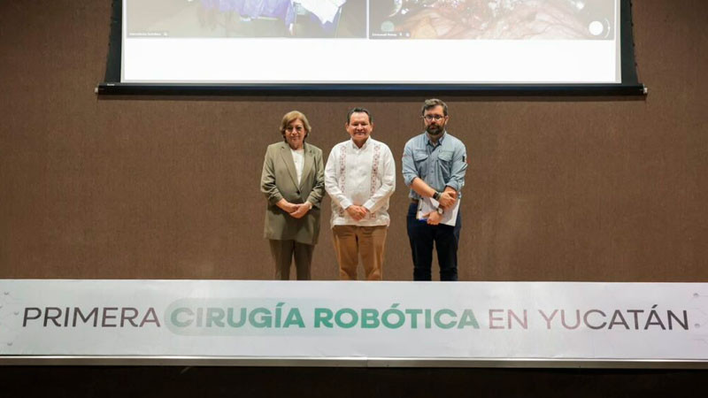 Realizan primera cirugía robótica en Yucatán 