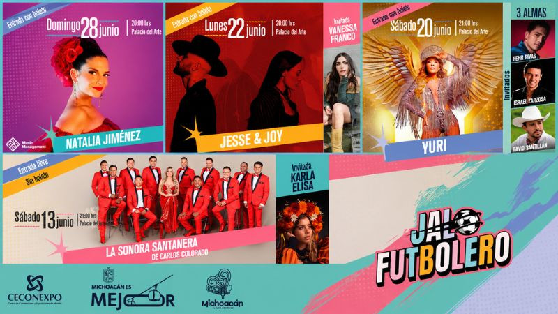¡Ve por tus boletos para los conciertos del Jalo Futbolero! Te decimos cómo canjear tus entradas 
