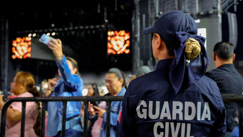 Implementan operativo vial y de vigilancia por concierto del Jalo Futbolero en Morelia 