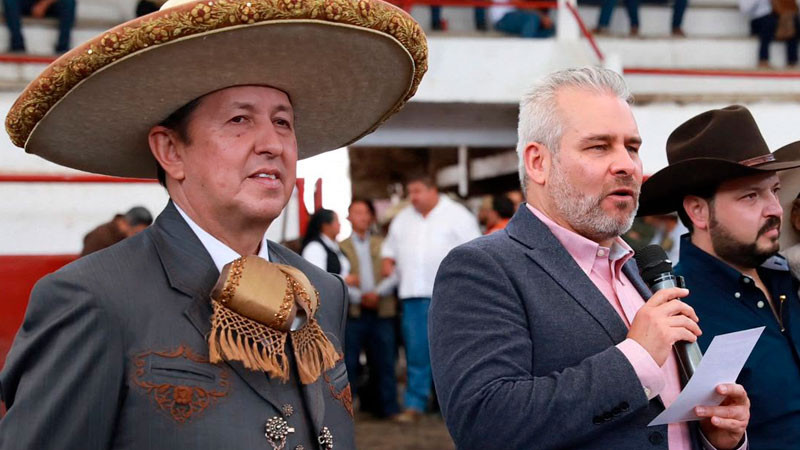 Reconoce Bedolla el valor histórico de la charrería; inaugura Segunda Fase del Campeonato Estatal Charro Michoacán 2026 