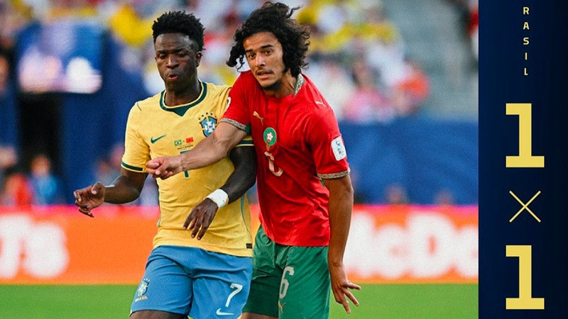 Brasil empata en su debut mundialista ante Marruecos 
