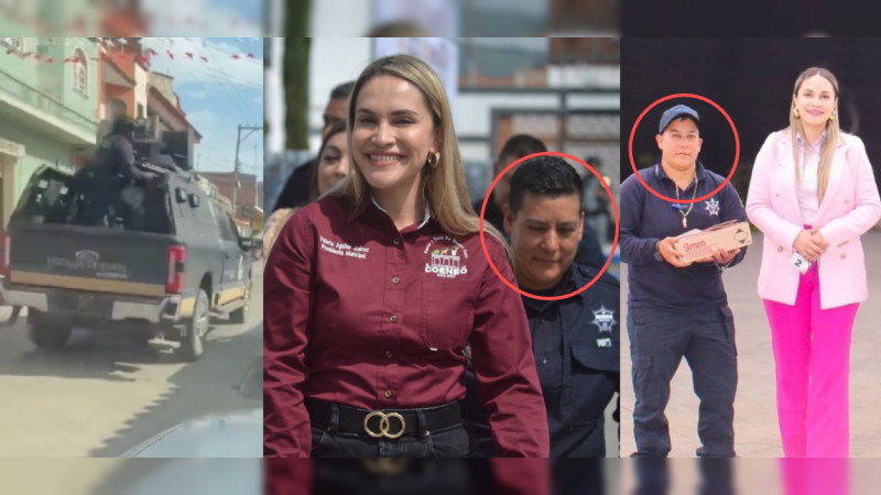Michoacán: Alcaldesa de Coeneo se encomienda a los santos tras la captura de su directora de Seguridad y siete agentes por presunto tráfico y cohecho; estarían ligados a Jalisco, pero ella dice que “El que nada debe, nada teme”